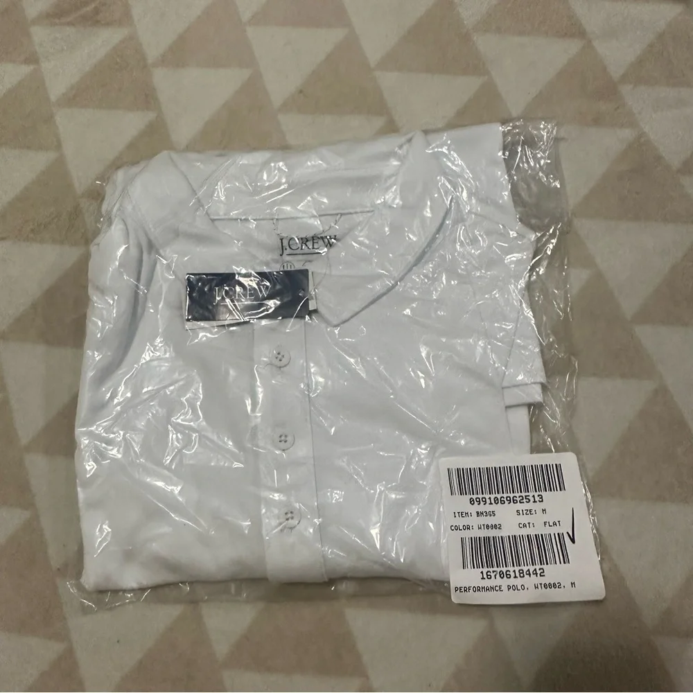 J crew Performance polo shirt with COOLMAX® classic